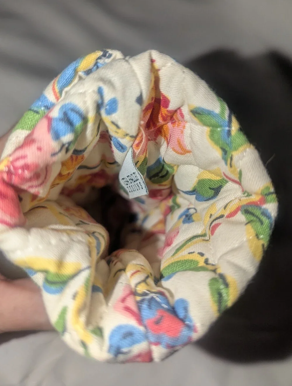 Vera Bradley Quilted Double Floral Eyeglass Sleeve in Cream, Pink & Blue
